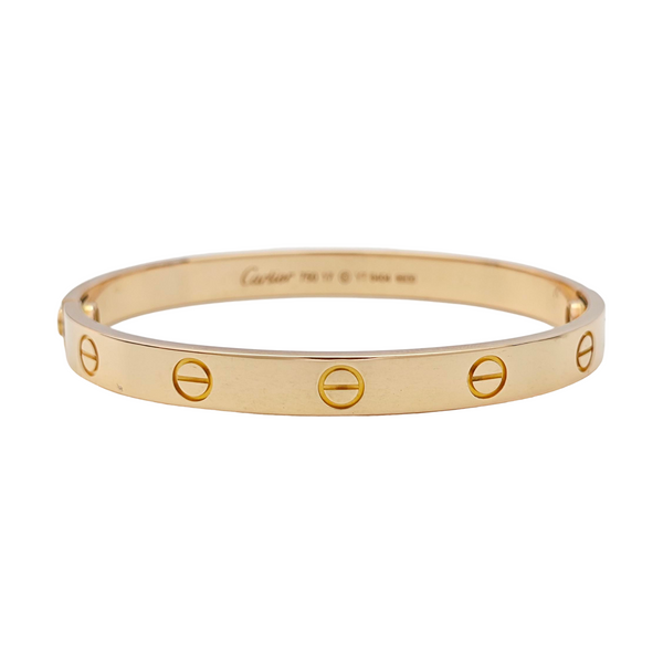 LOVE 18k Rose Gold Bangle