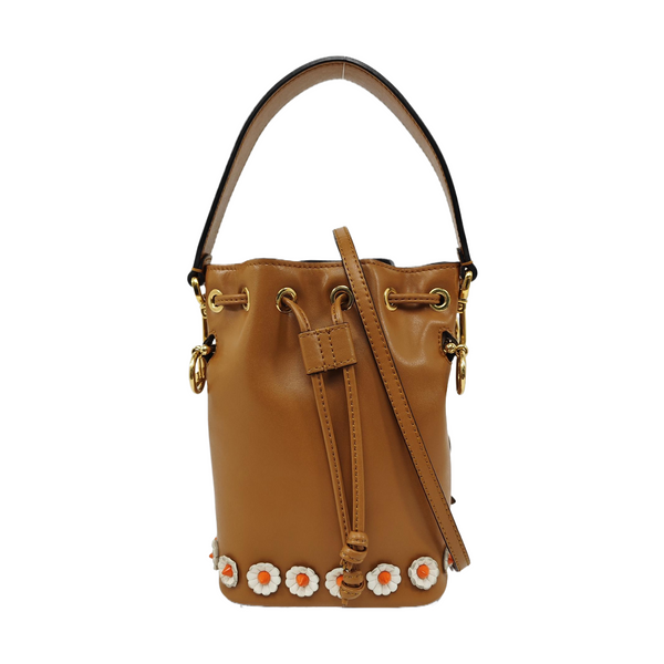 Mon Tresor Mini Calfskin Brown