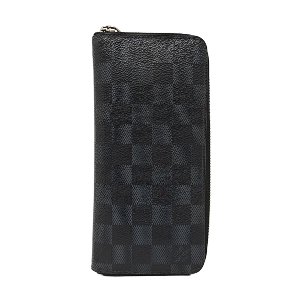 ZIPPY Damier Graphite Coated Canvas Gray Wallet