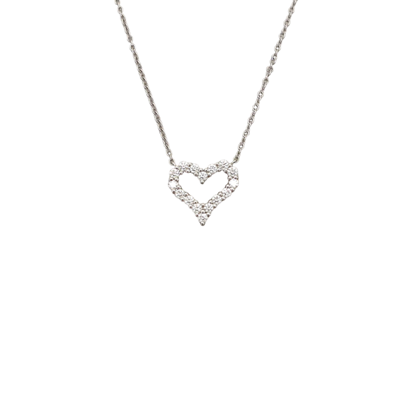 Tiffany Hearts Platinum 950 Silver Necklace