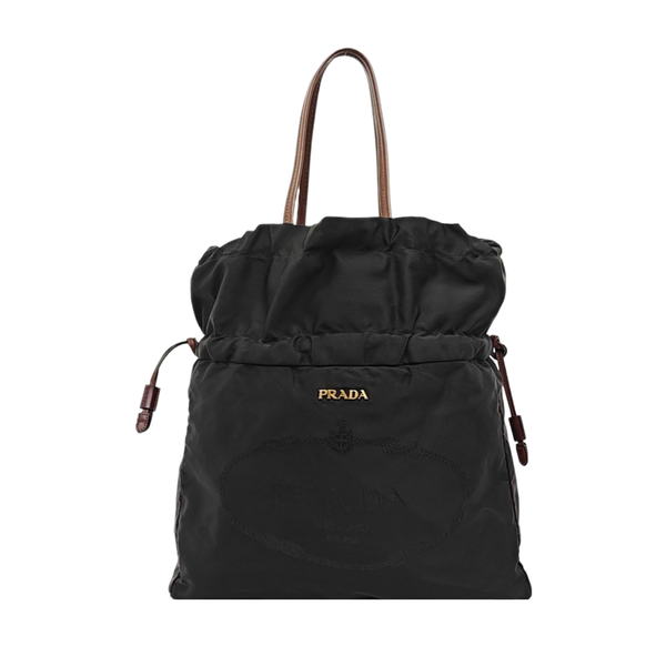Nylon Tote Bag Black