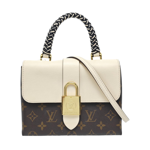 LOCKY BB Monogram Coated Canvas Beige