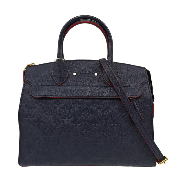 PONNEUF MM Monogram Calfskin Blue