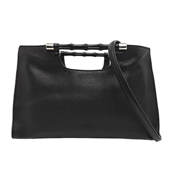 Authenticated pre-owned Bamboo 1947 Calfskin Black - Shoulder Bag at Looply