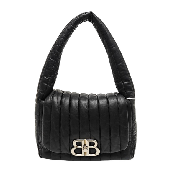 Monaco Small Quilted Calfskin Black