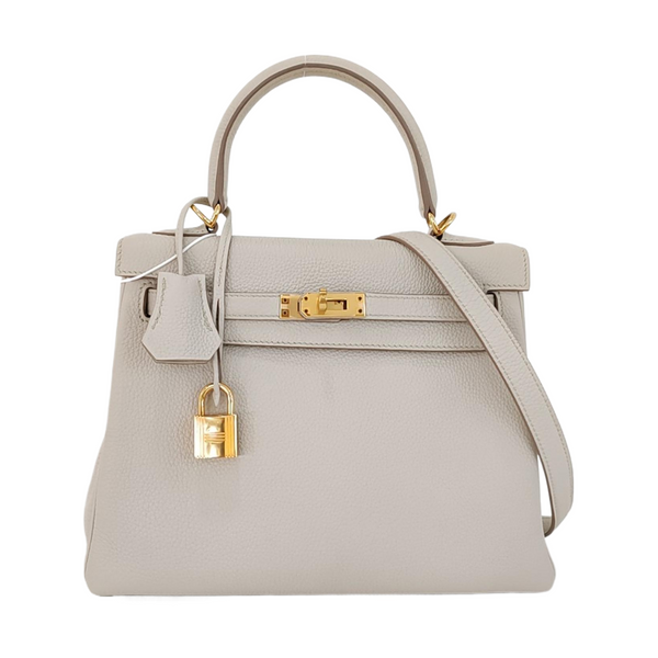 Kelly 25 Togo White