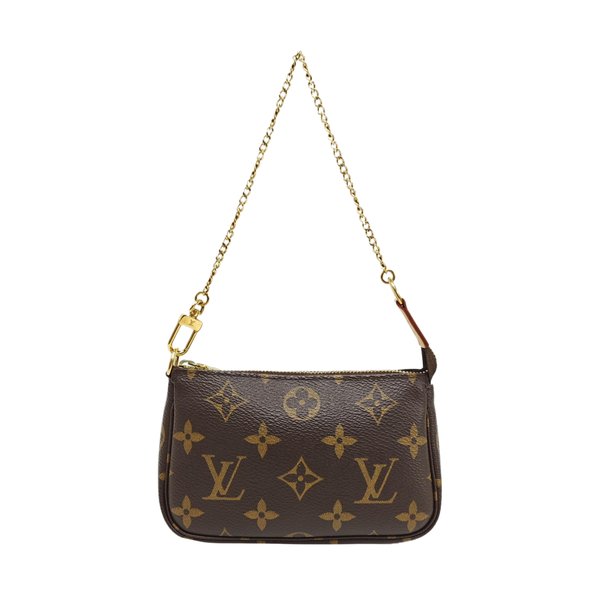 ACCESSOIRES Mini Monogram Coated Canvas Brown