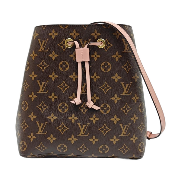 NÉONOÉ MM Monogram Coated Canvas Brown