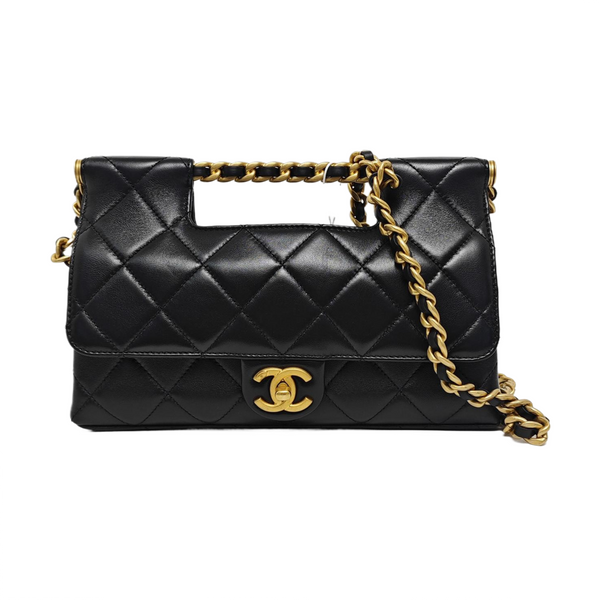 Quilted Lambskin Black