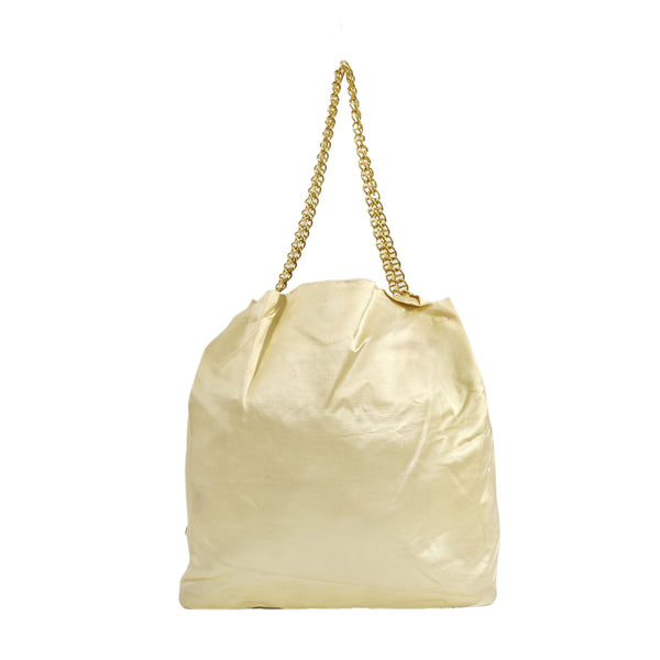 Nylon Bucket Bag Gold