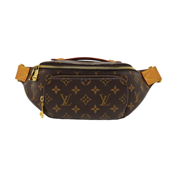 RUSH Monogram Coated Canvas Brown