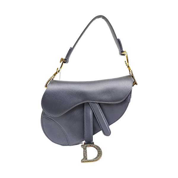 Saddle Silk Satin Blue