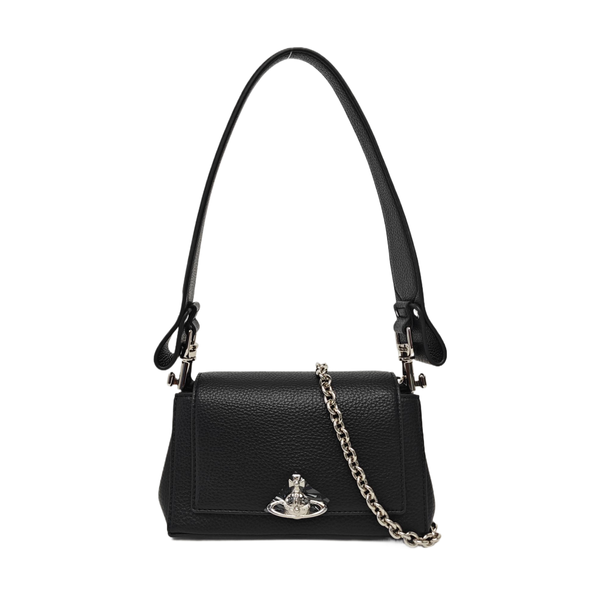 Calfskin Shoulder Bag Black