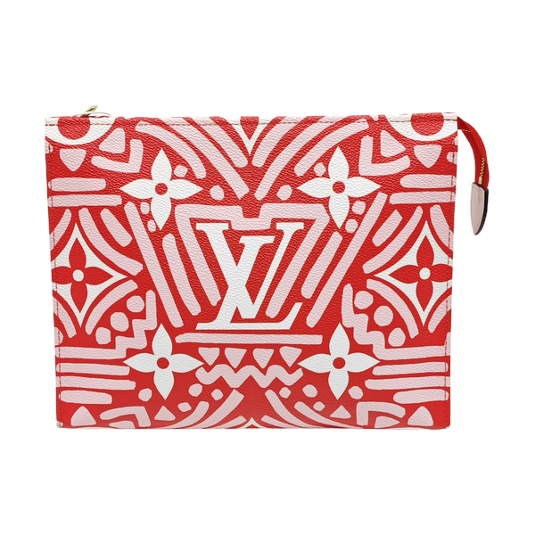 TOILET POCKET 26 Coated Canvas Red