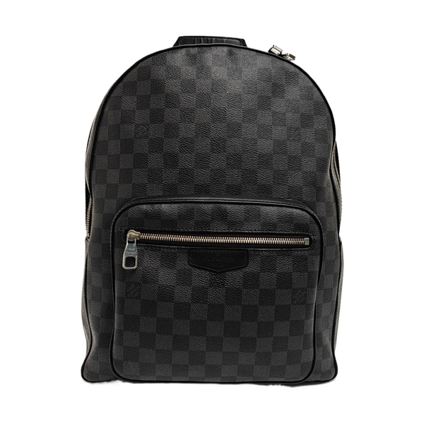 JOSH Damier Graphite Coated Canvas Gray