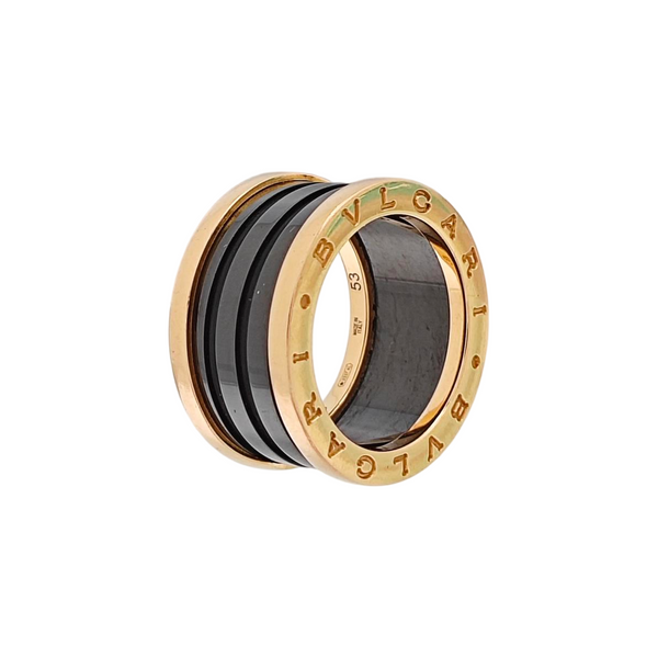 B.ZERO1 18k Rose Gold Ring EU 53
