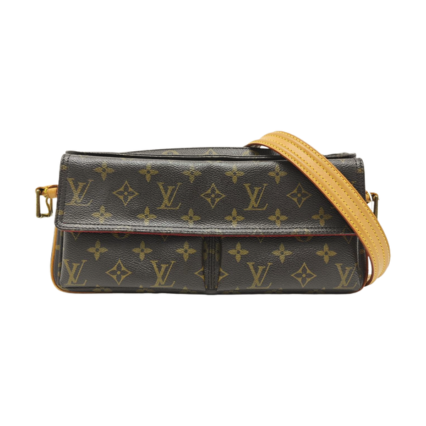 VIVA CITE Monogram Coated Canvas Brown