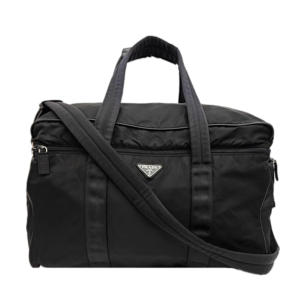 Nylon Shoulder Bag Black