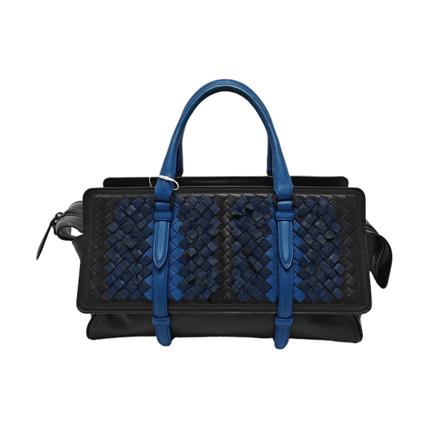 Calfskin Top Handle Bag Black