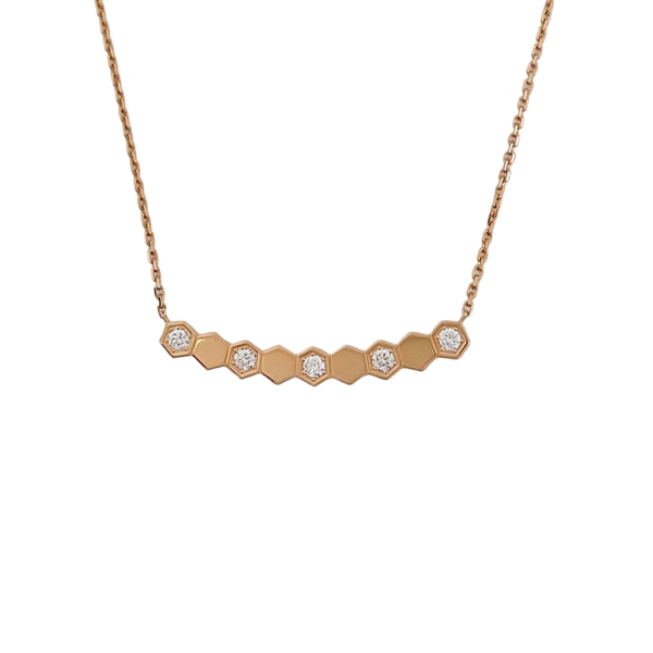Bee My Love 18k Rose Gold Necklace