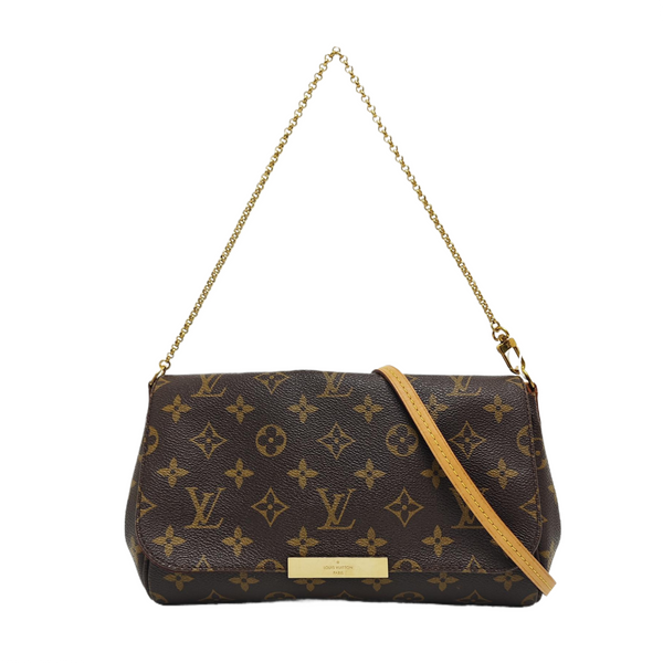 FAVORITE MM Monogram Coated Canvas Brown
