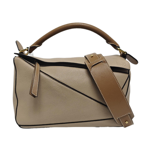 Puzzle Medium Calfskin Brown