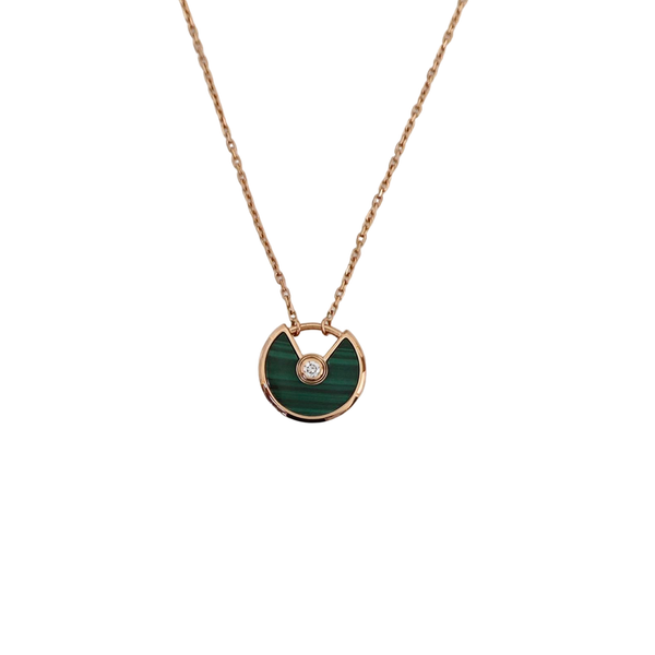 AMULETTE DE CARTIER 18k Rose Gold Necklace