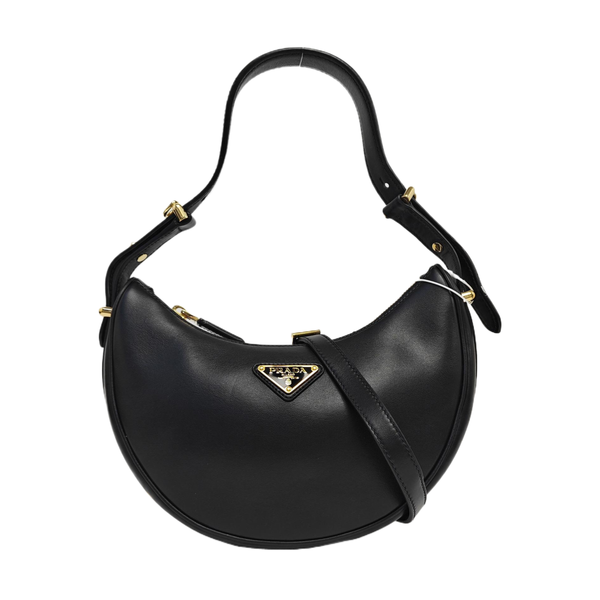 Calfskin Shoulder Bag Black