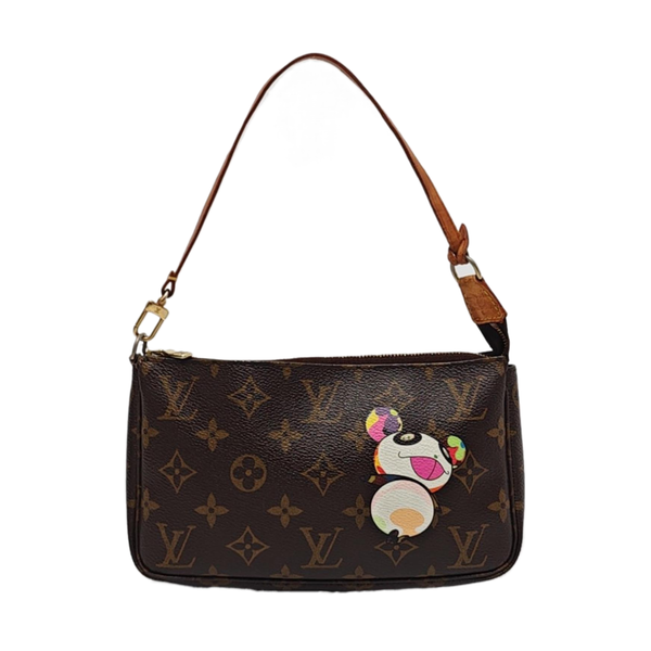 ACCESSOIRES GM Monogram Coated Canvas Brown