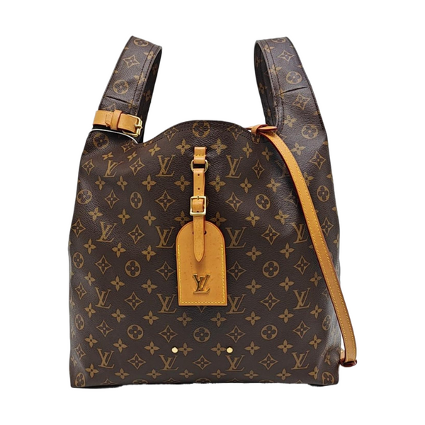 ATLANTIS Monogram Coated Canvas Brown