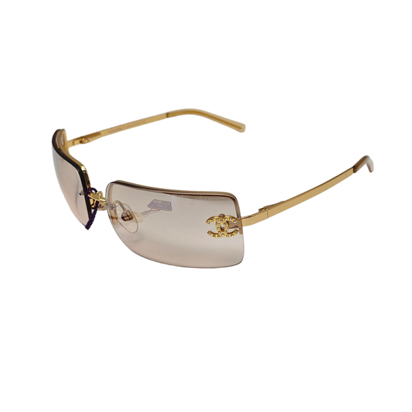 Metal Sunglasses Brown