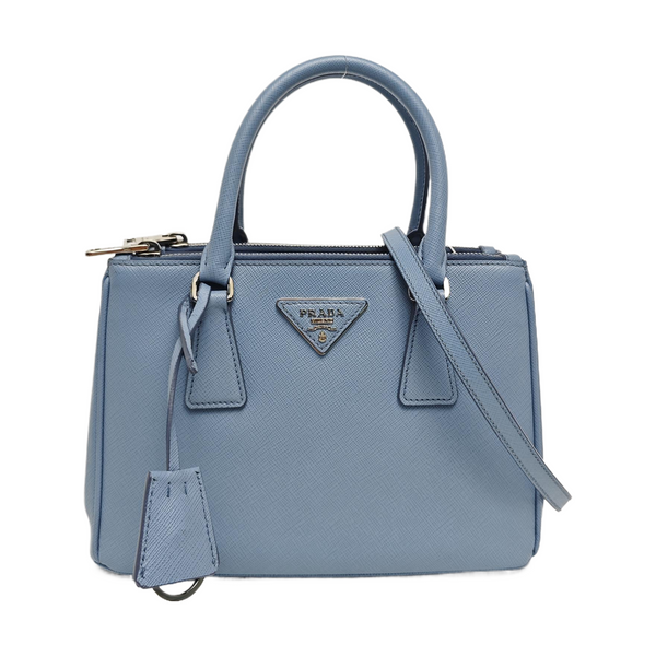 Galleria Small Saffiano Calfskin Blue
