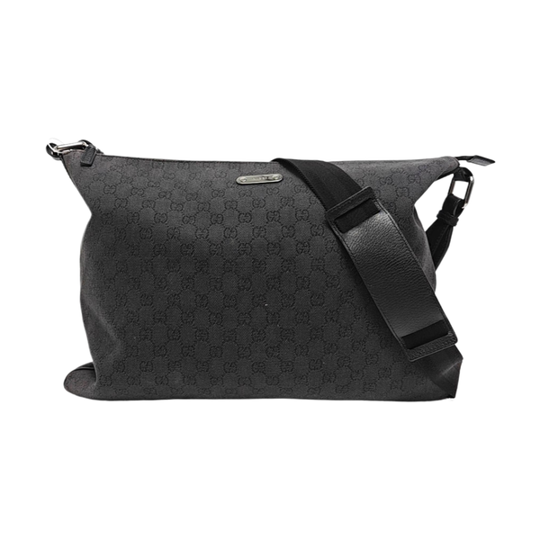 Monogram Canvas Shoulder Bag Brown