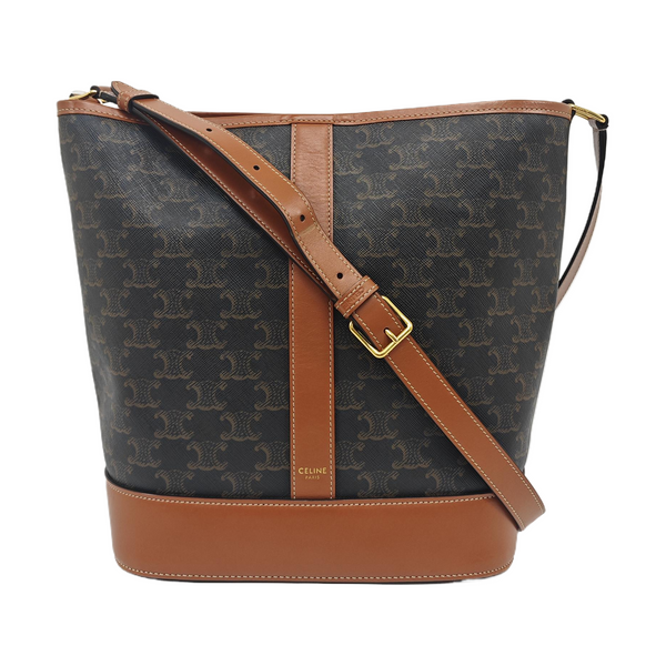 TRIOMPHE CANVAS Medium Coated Canvas Brown