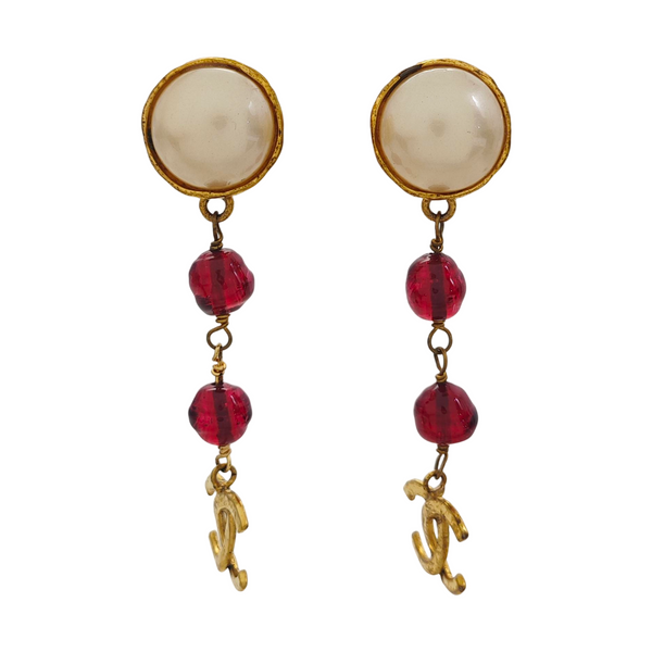 Metal Gold Clip On Earrings