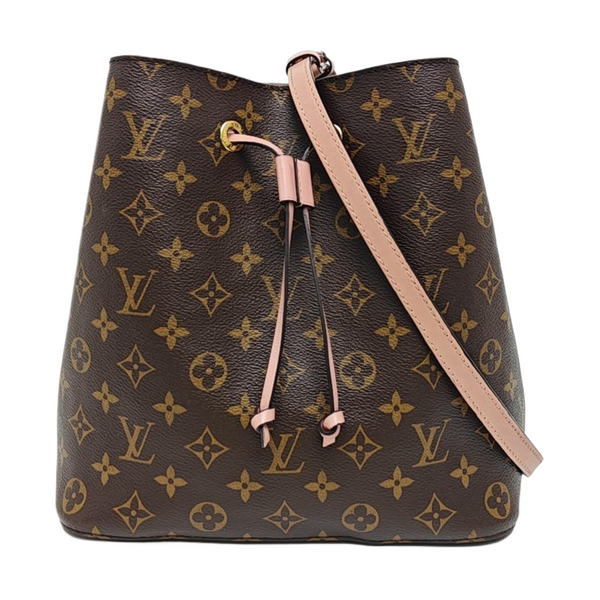 NÉONOÉ MM Monogram Coated Canvas Brown