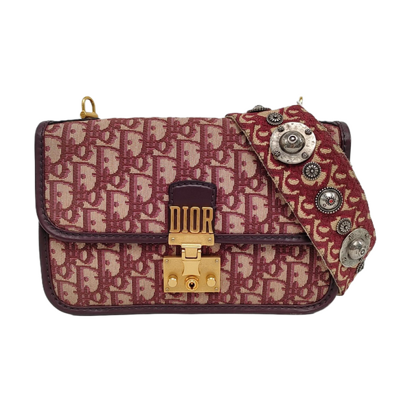 Dioraddict Oblique Canvas Red