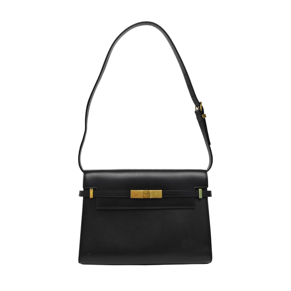 MANHATTAN Medium Calfskin Black