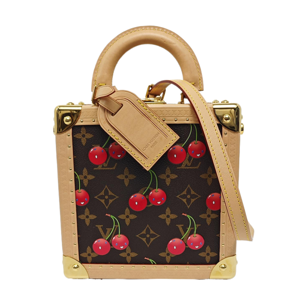SIDE TRUNK Mini Monogram Coated Canvas Brown