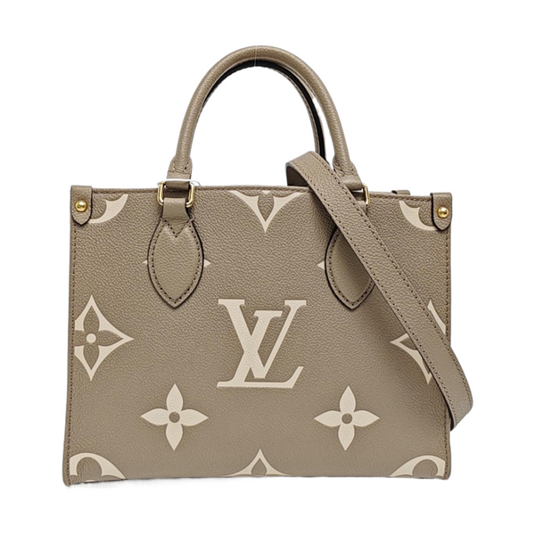 ONTHEGO PM Monogram Calfskin Gray