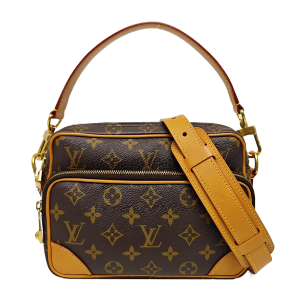 NIL Monogram Coated Canvas Brown
