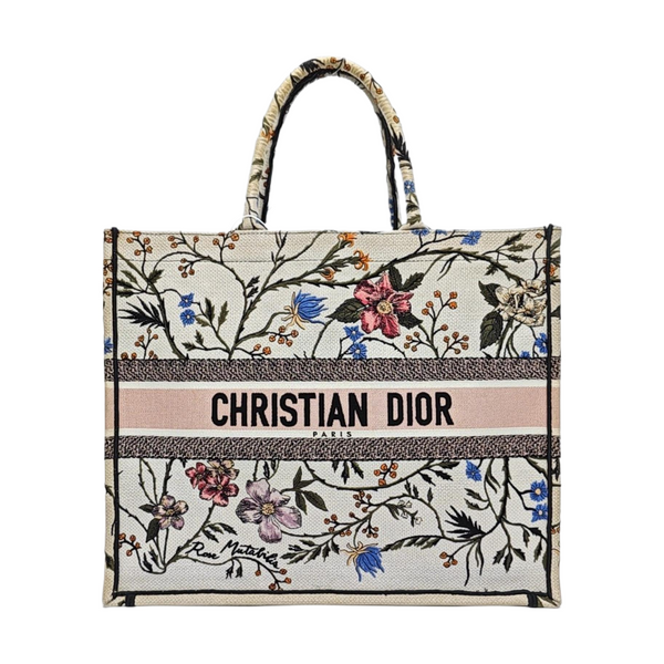 Book Tote Large Canvas Multicolor