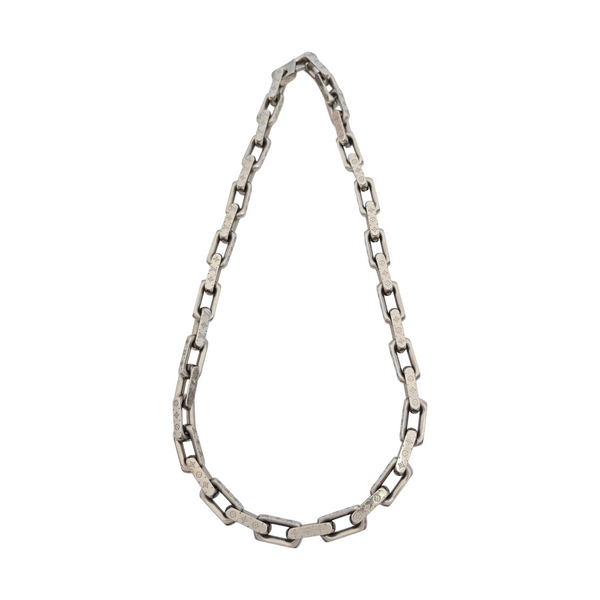 MONOGRAM Metal Silver Necklace