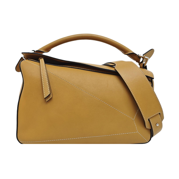 Puzzle Medium Calfskin Brown