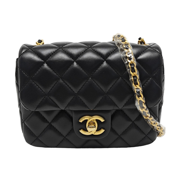 CLASSIC FLAP Mini Quilted Lambskin Black