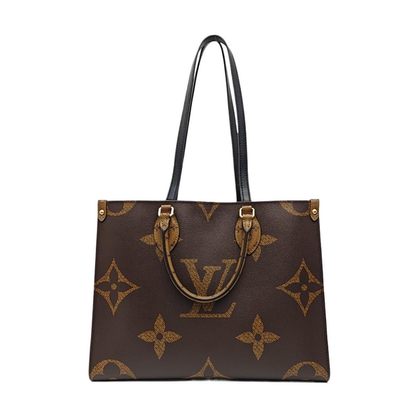 ONTHEGO MM Monogram Coated Canvas Brown
