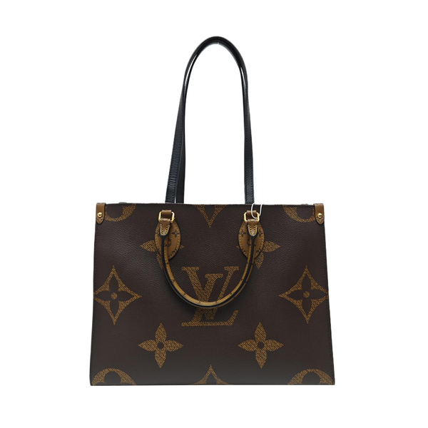 ONTHEGO MM Monogram Coated Canvas Brown