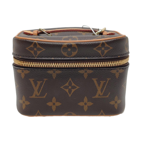NICE Super Mini Monogram Coated Canvas Brown