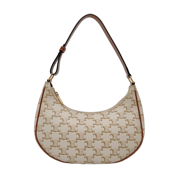 Authenticated pre-owned AVA Coated Canvas Beige - Top Handle Bag at Looply