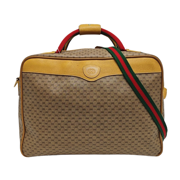 Monogram Coated Canvas Shoulder Bag Brown